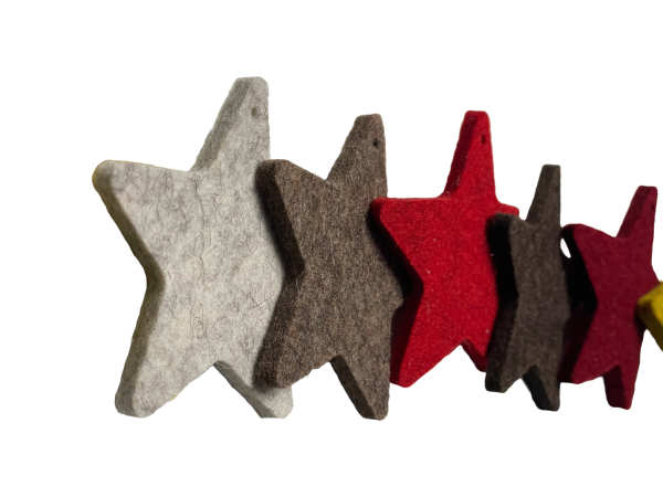 Kleiner Filz Stern (3 er Set)
